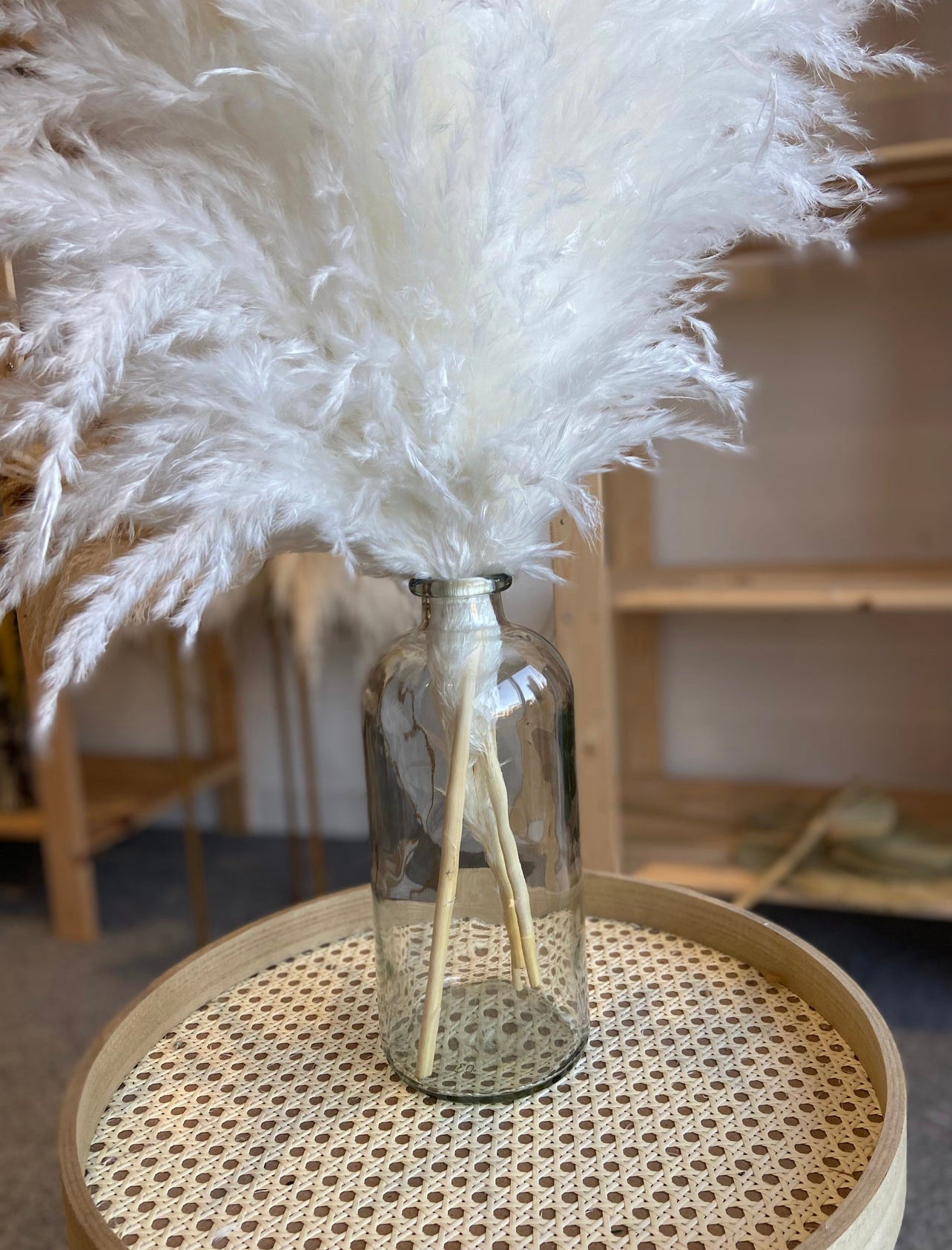 Tower Vase - Clear Glass