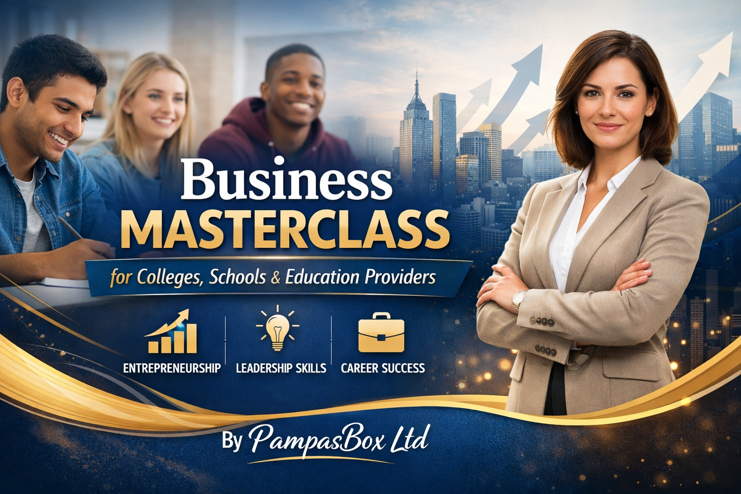 Business Masterclass for Colleges, Schools & Education Providers