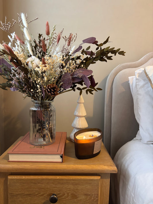 Crimson & Pine Bouquet