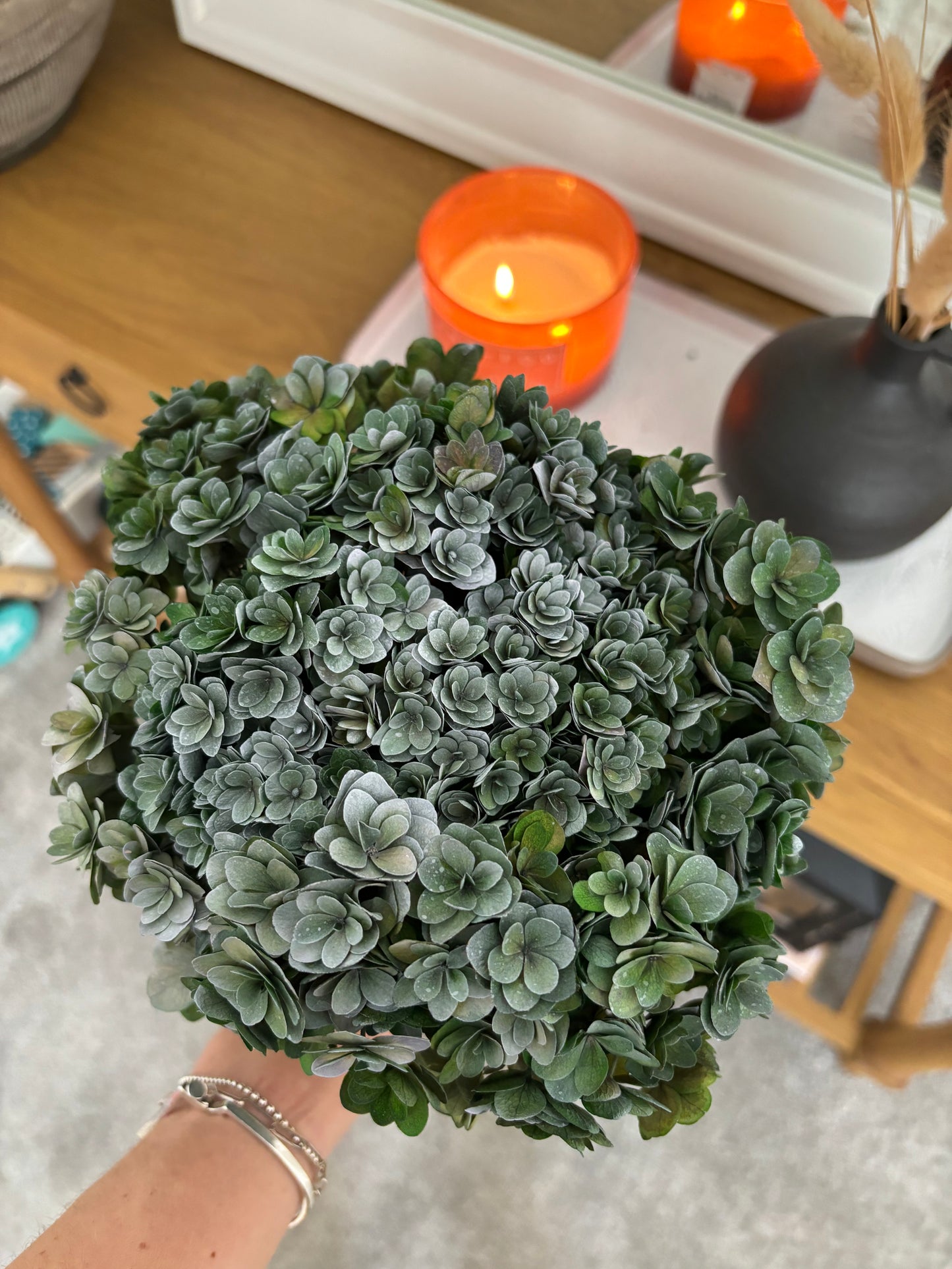 Large Green Preserved Hydrangea
