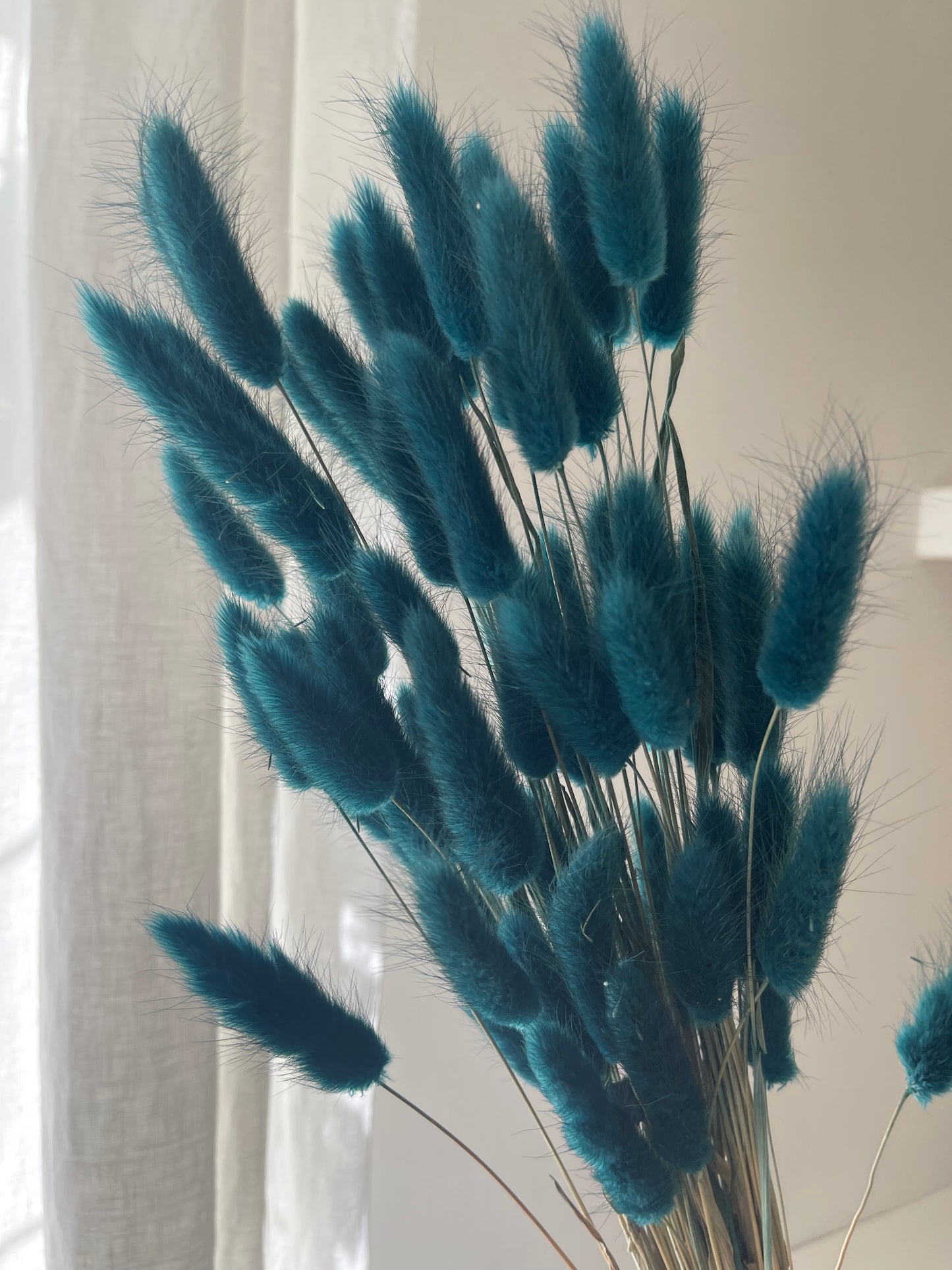 Teal Blue Bunny Tails