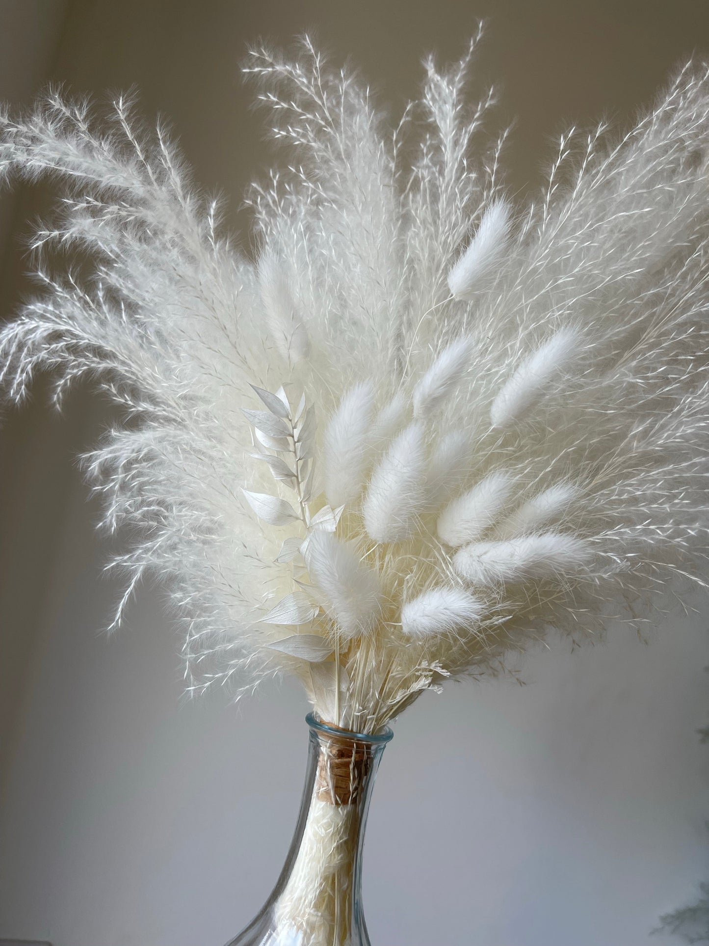 White On White Vase Topper